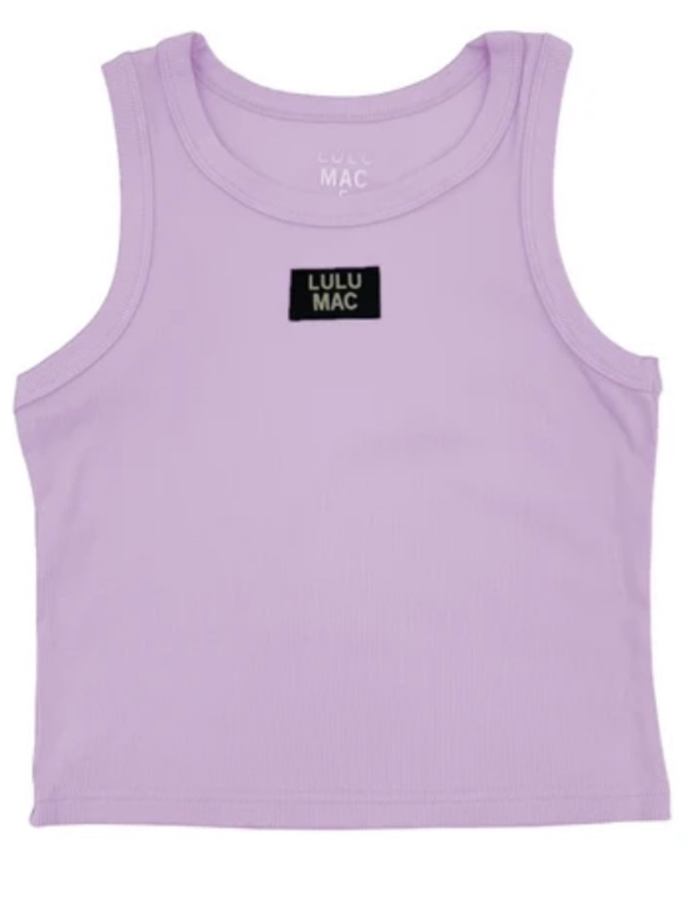 Lavender Ribbed Tank Top - Picture 1 of 1